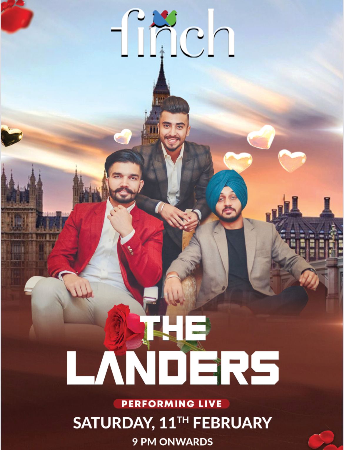 Couple Entry With Full Cover (Valentine's Bash) ( The Landers)