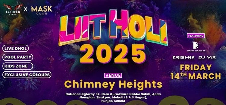 Lit Holi 2025 At Chimney